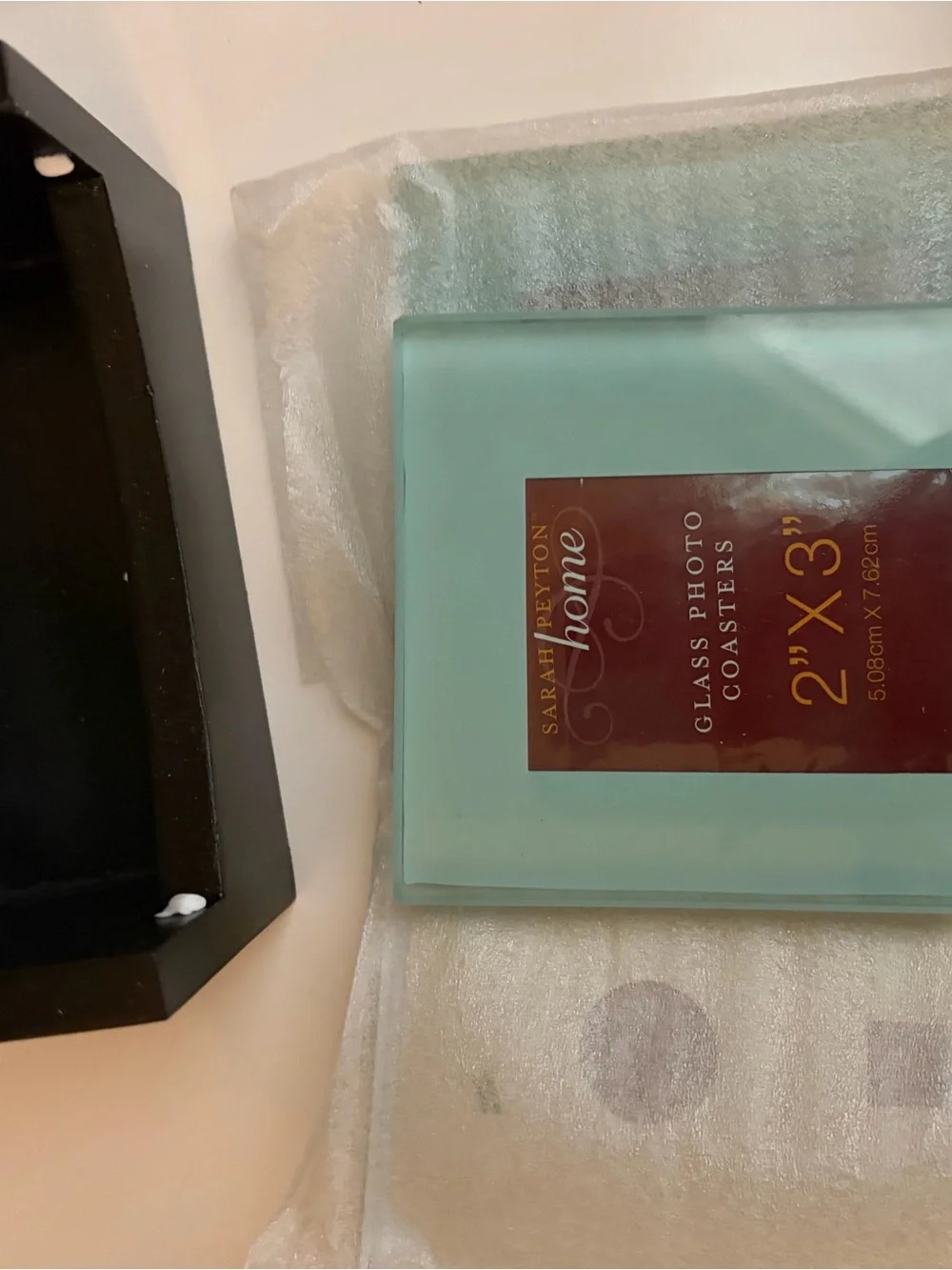 Glass Photo Coasters - Clear (3)